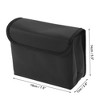 Unique Bargains Car Trash Can Foldable Portable Car Door Faux Leather Trash Bin Black 1 Pc - 3 of 4