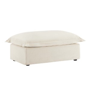 Dexmalle Comfort Ottoman,Cream White - 1 of 4