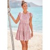 Women's Printed Tie Back Dress - LASCANA - 3 of 4