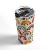 Cat Coquillette Rainbow Watercolor Retro Palette 20 oz Stainless Steel Travel Mug - Deny Designs - 2 of 4