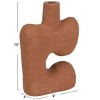 Storied Home Modern Abstract Decorative Paper Mache Vase (Each Will Vary) - 3 of 4