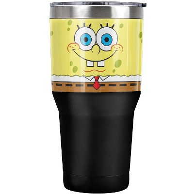Spongebob Squarepants Smiling Face Steel Tumbler 30oz Coffee Travel Mug
