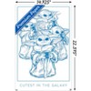 Trends International Star Wars: The Mandalorian: Grogu Moments - Cutest Unframed Wall Poster Prints - 3 of 4