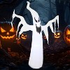 Sunnydaze 7 Foot Self Inflatable Blow Up Diabolical Ghost Outdoor Holiday Halloween Lawn Decoration with LED Lights - 4 of 4