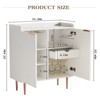 37.4'' Modern Coffee Bar Cabinet With Wine Racks And Drawer Storage For Living Room - 4 of 4