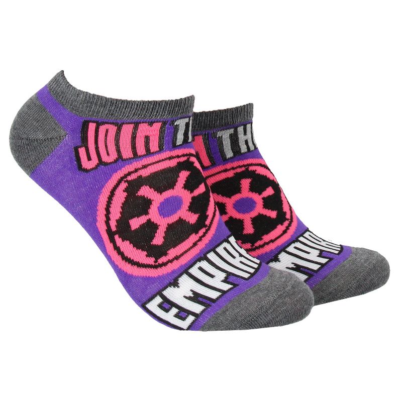 Disney Star Wars Darth Vader Join The Empire No-Show Ankle Socks 5 Pair Multicoloured, 4 of 7