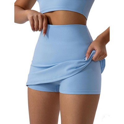 Women's Sport Skirt Breathable Mini Yoga Skirts Slim Fit Running Fitness Tennis