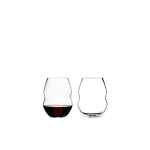 Riedel 20 fl oz (Set of 2) Swirl Red Wine Glasses - 1 of 3