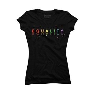 Adult Design By Humans Equality Reflection Pride Awareness By RandomDudeArt T-Shirt - 1 of 2