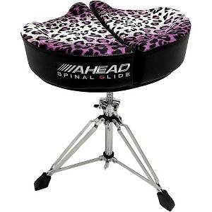 Ahead Spinal G 3-Legged Drum Throne in Leopard Print Purple - 1 of 2