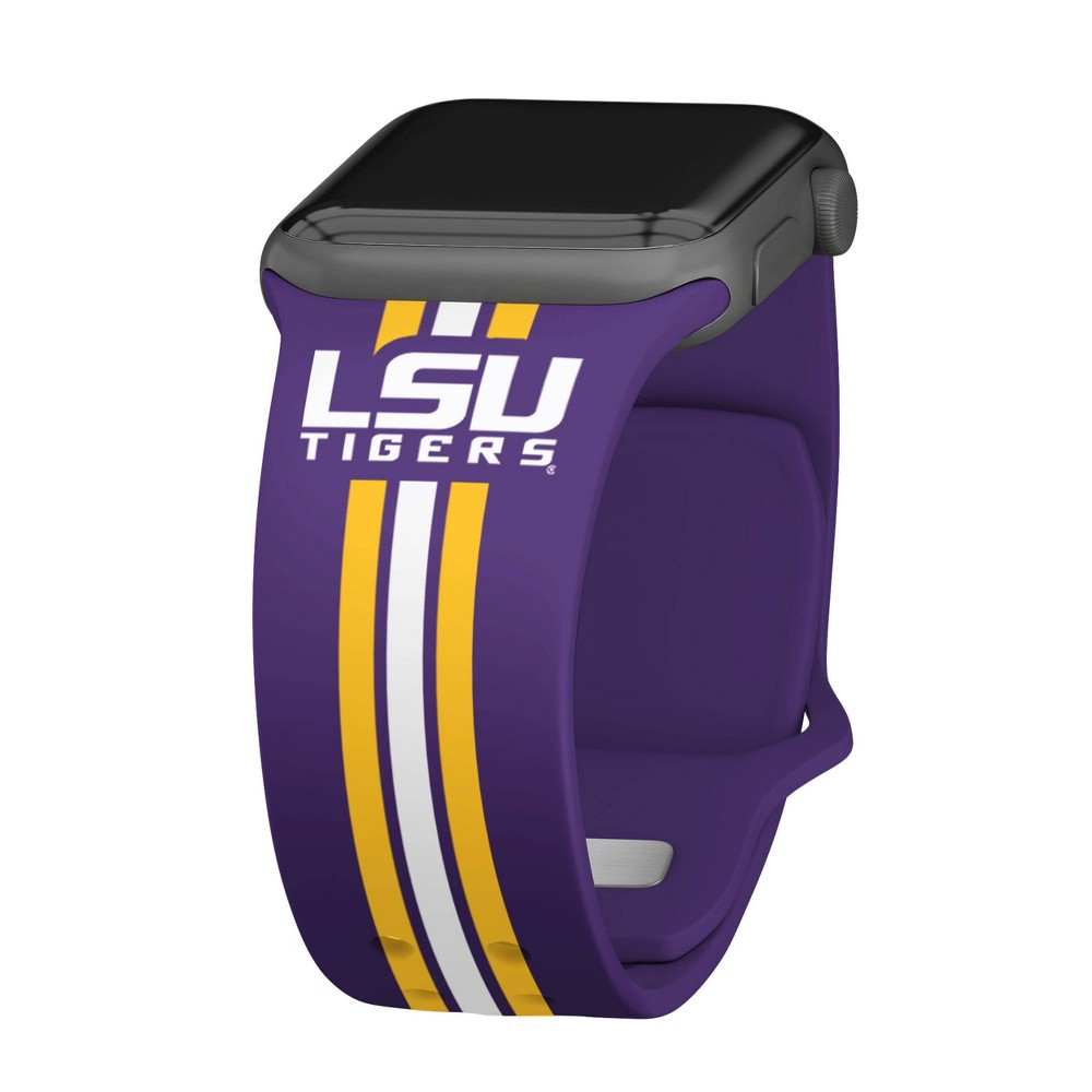 NCAA LSU Tigers Wordmark HD Apple Watch Band - 38/40/41mm Short