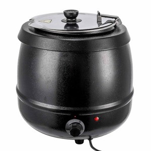 Commercial Soup Warmer, 10.5QT Soup Kettle with Hinged Lid and Detachable Stainless Steel Insert Pot, Suitable for Parties, Restaurants, and Buffets - 1 of 4