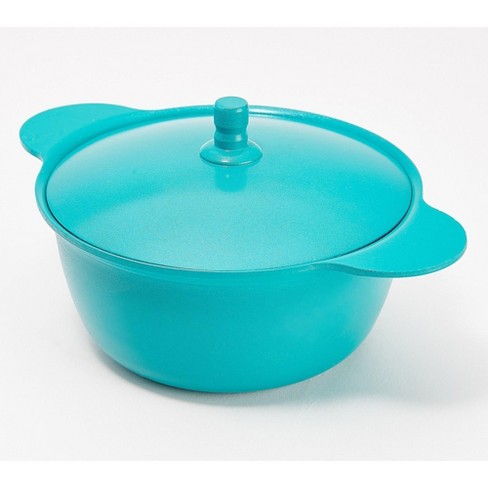 Bruntmor 3 Quart Turquoise Enameled Cast Iron Dutch Oven : Target