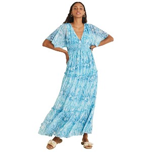 VENUS Womens Flutter Sleeve Maxi Dress - 1 of 4