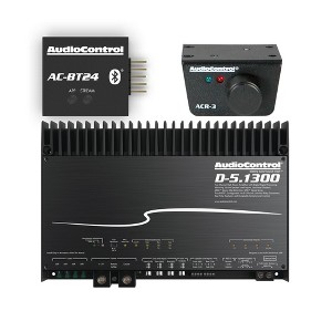 Audiocontrol D-5.1300 High Power DSP Multi-Channel Amplifier With Accubass with AC-BT24 Bluetooth Streamer & Programmer and ACR-3 Remote - 1 of 4