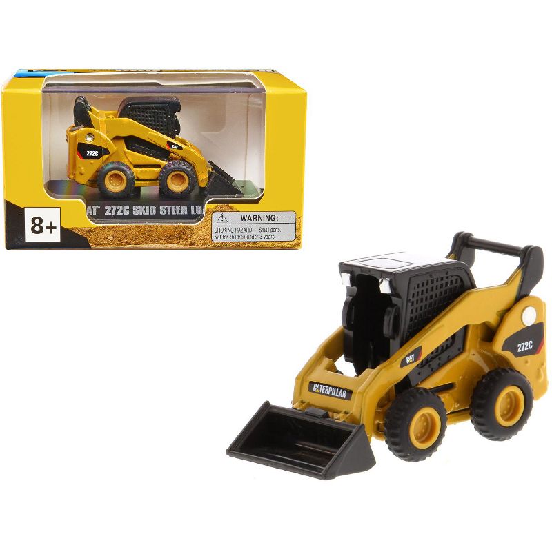 CAT Caterpillar 272C Skid Steer Loader Yellow "Micro-Constructor" Series Diecast Model by Diecast Masters, 1 of 6