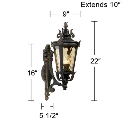 John Timberland Casa Marseille Vintage Rustic Outdoor Wall Light ...