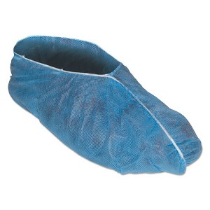 KleenGuard A10 Light Duty Shoe Covers, Polypropylene, One Size Fits All, Blue, 300/Carton - 1 of 2