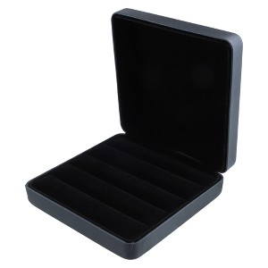Unique Bargains Velvet Multiple Jewelry Display Storage Box 1 Pc - 1 of 4