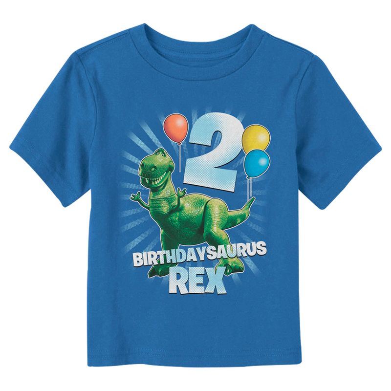 Toddler's Toy Story Birthdaysaurus Rex 2 T-Shirt, 1 of 4