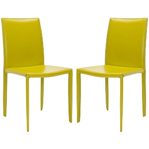 Geneva Dining Chair (Set of 2) - Safavieh , Green