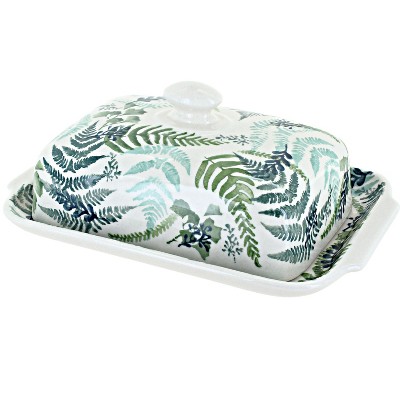Camwood Collection Stoneware Butter Dish Green - Threshold™