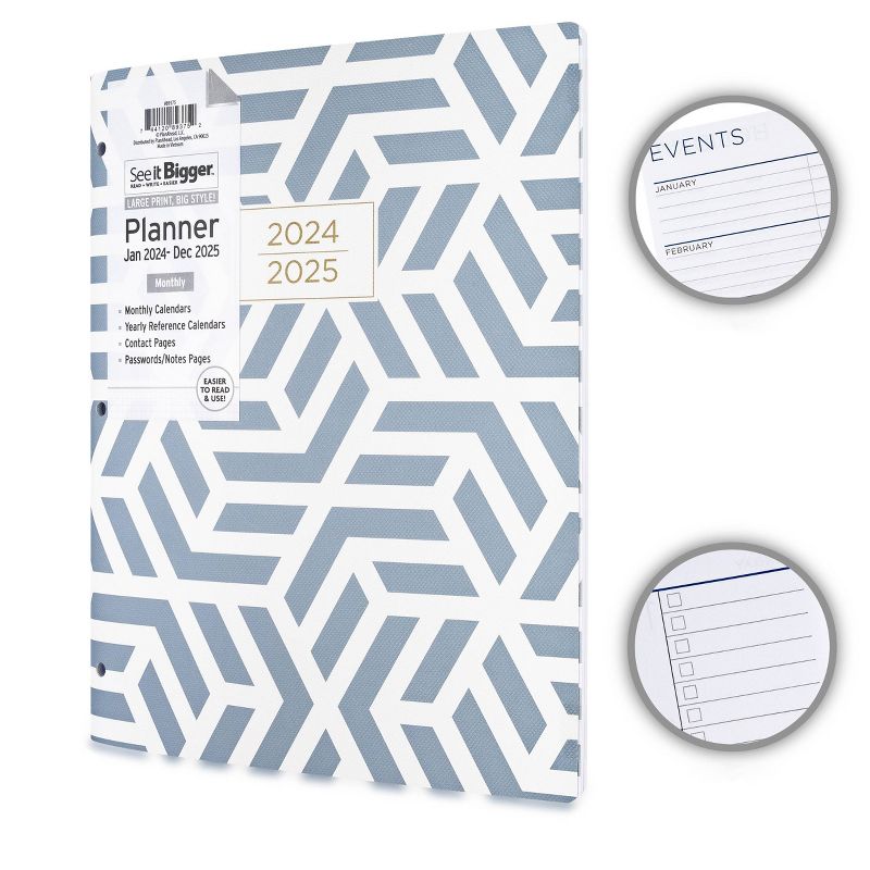 PlanAhead 2024-25 2yr Monthly Planner 11&#34;x8.5&#34; See it Bigger, 3 of 8
