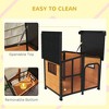 LOVMOR Outside Cabin-Style Wooden Dog House for Large Dogs with Openable Roof & Giant Window - 2 of 4