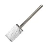 Unique Bargains 100 Pieces 80 Grit Sanding Bands Set with Free Box Drum Sander Sanding Sleeves for Nail Sanding Tools White - 2 of 4