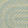 Park Designs Cozy Cottage Braided Blue Oval Indoor Rug 32"x 42" - 3 of 4