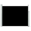 vidaXL Patio Retractable Side Awning 55.1 in.x196.9 in. Black - 2 of 4