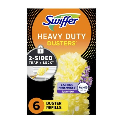 Swiffer Dusters Refill for Cleaning, Feather Duster Alternative, Heavy Duty, Lavender, 6ct