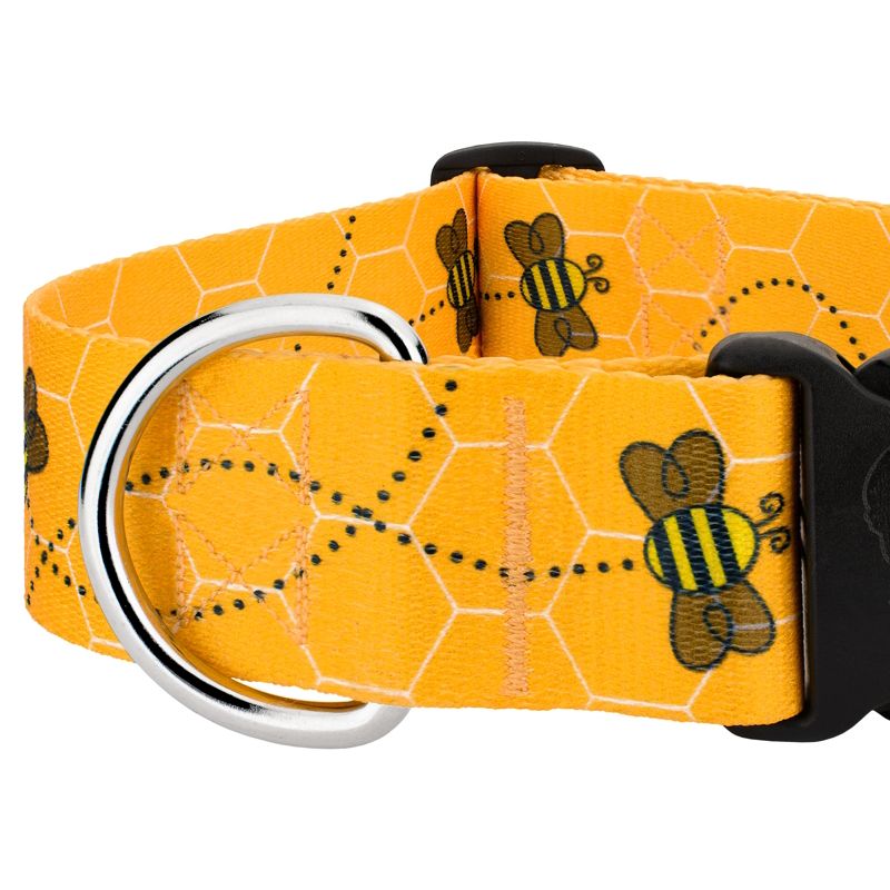 Country Brook Petz 1 1/2 Inch Deluxe Busy Bee Dog Collar, 4 of 6