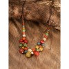 Boho Colorful Ceramic Beads Necklace Bohemian Jewelry Gift for Women - 4 of 4