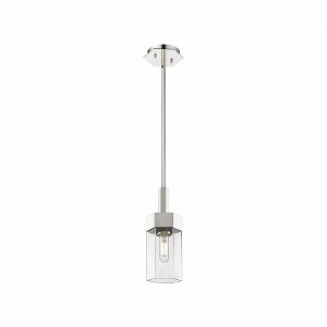 Claverack - 1 Light Pendant In Art Deco Style-12.63 Inches Tall and 5 Inches Wide - 1 of 1