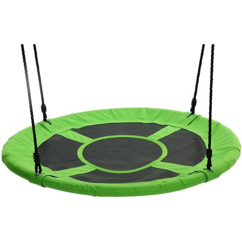 Swinging Monkey Giant 40 Saucer Tree Swing With 2 Way Mountable And Adjustable  Rope For Kids Children Ages 5 Years And Up, 400 Pound Capacity Green :  Target