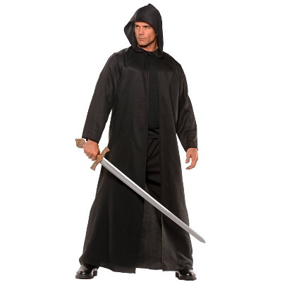  Adult Faux Leather Cloak Halloween Costume One Size 