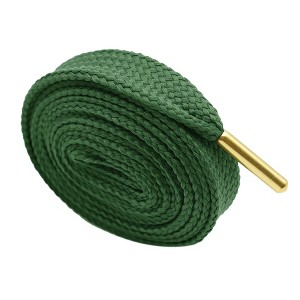 INSPIRE CHIC Solid Color Flat Thick with Metal Tips for Sneakers Shoe Laces 0.71'' Wide 1 Pair - 1 of 4