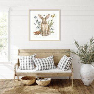 Amanti Art 33"x33" Garden Patch III by Leslie Trimbach Wood Framed Wall Art Print - 1 of 4