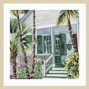 Amanti Art Palm House I by Melissa Wang Framed Wall Art Print - 1 of 4