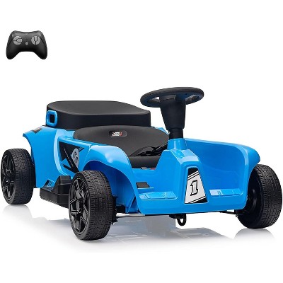 24V Electric Ride-On Toy, 2 Seater with Remote, 120W Motors, 200 Lbs Capacity, Dual Modes, LED Lights, USB, Storage, Kids Vehicle