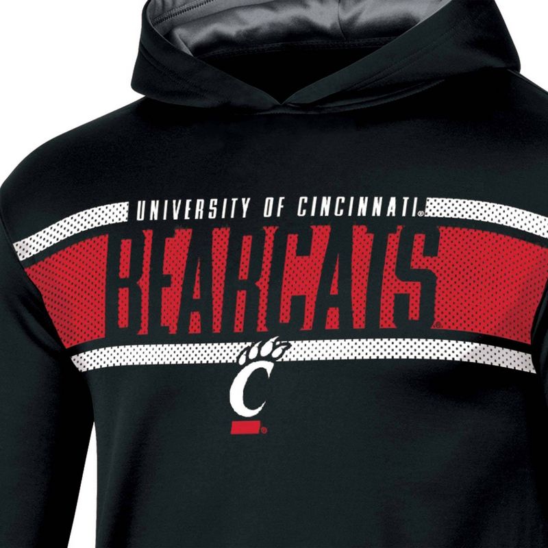 NCAA Cincinnati Bearcats Boys&#39; Poly Hooded Sweatshirt, 3 of 4