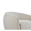 Performance Fabric 360° Swivel Chair with High-Density Foam Cushion and Multi-Scene Use for Living Room - 4 of 4