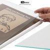 Ambiance Picture Frame Glass and Backing 5x7" - 6 Pack – 2mm Thick Glass Sheets with White Corrugated Cardboard Backing – Replacement Glass for - 3 of 4