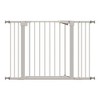 30 "high White child safety gate for baby door barrier with 7+14+14CM extensions - 4 of 4