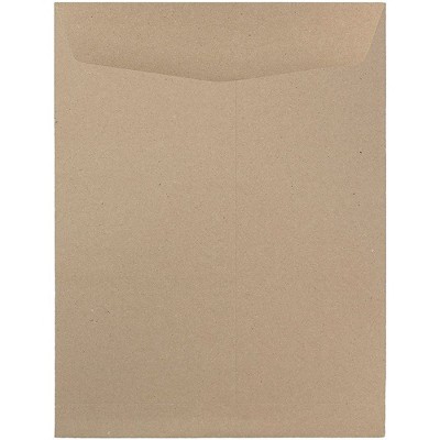 JAM Paper 9 x 12 Open End Catalog Envelopes Brown Kraft Paper Bag 6315446A