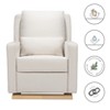 Babyletto Sigi Glider Recliner with Electronic Control and USB with Light Wood Base - Greenguard Gold Certified - 3 of 4