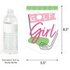 Big Dot of Happiness Golf Girl - Pink Birthday Party or Baby Shower Bunting Banner - Party Decorations - It's Par-Tee Time - 2 of 4