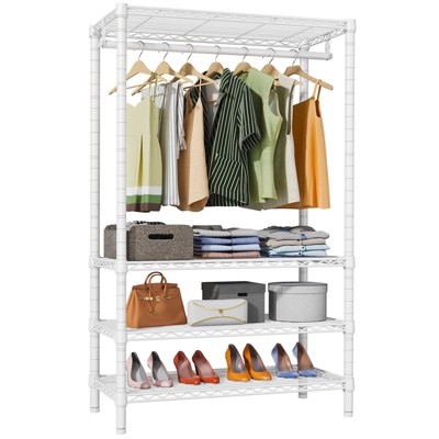 Vipek V1s 4 Tier Wire Garment Rack Heavy Duty Clothes Rack Freestanding ...