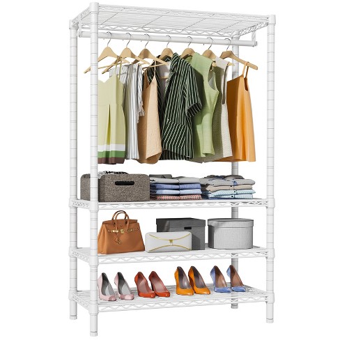 Buy VIPEK V10 Wire Garent Rack 5 Tiers Heavy Duty Clothes Rack with 4...